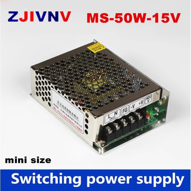 ✯15V 3.3A 50W Mini size Switching Power Supply Transformer 110-264V AC to DC 12V output for LED Stri