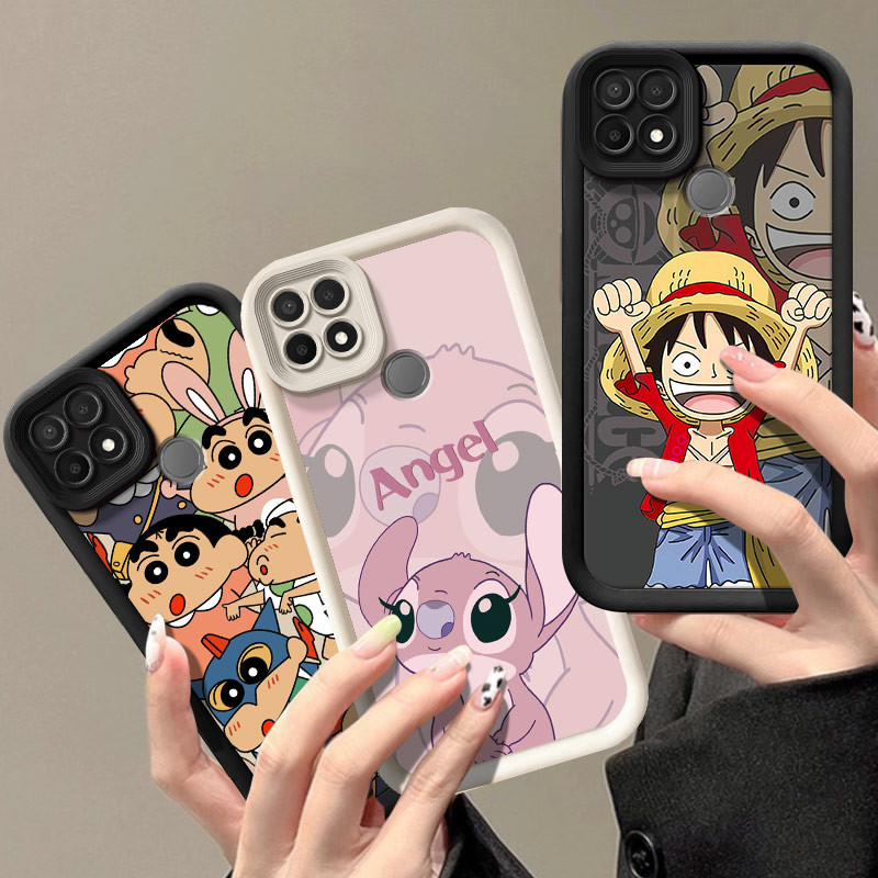เคส oppo a15 เคสโทรศัพท์การ์ตูนอะนิเมะสําหรับ oppo a15 กรณี oppo a15s กรณีน่ารัก