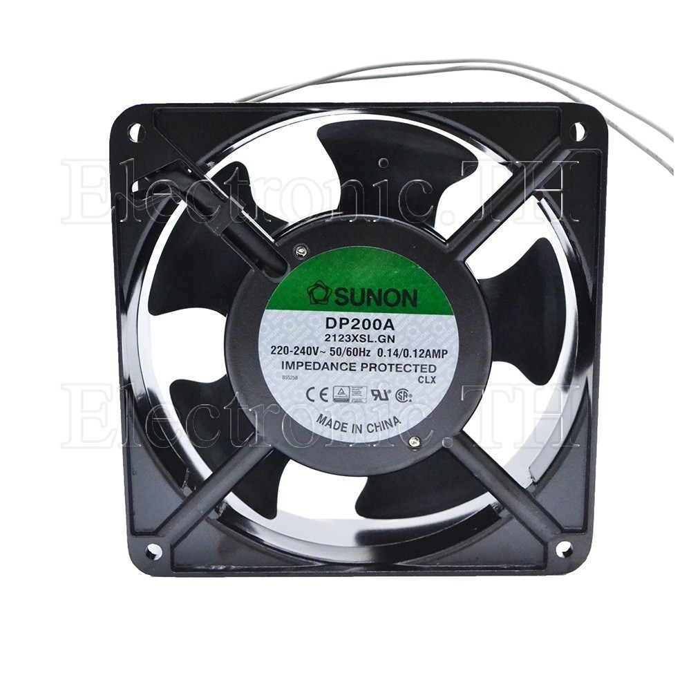 พัดลมระบายอากาศSunon DP200A/2123XSL 120*120*38mm 220VAC ออกสาย