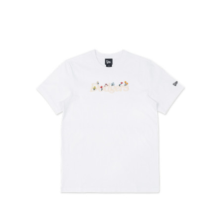 Los Angeles Dodgers MLB Wild Floral White Short Sleeve T-Shirt