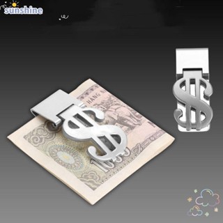 Ssunshine คลิปหนีบเงิน, คลิปหนีบธนบัตรโลหะดีไซน์ดอลลาร์, คลิ…