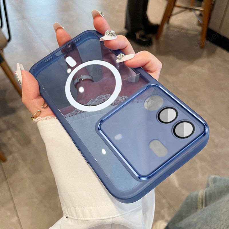 Vivo V29 5G V2250 / V29 Pro Casing Magnetic Wireless Charging Cover เคสป้องกันเลนส์กล้อง