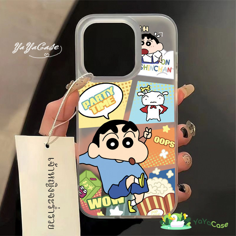 สำหรับ iPhone11 13 Case For เคสไอโฟน14 15 12 pro max 7 8 14 15 Plus X XR XS Max Party Time Model โปร่งใส รุ่นFrostedเคส