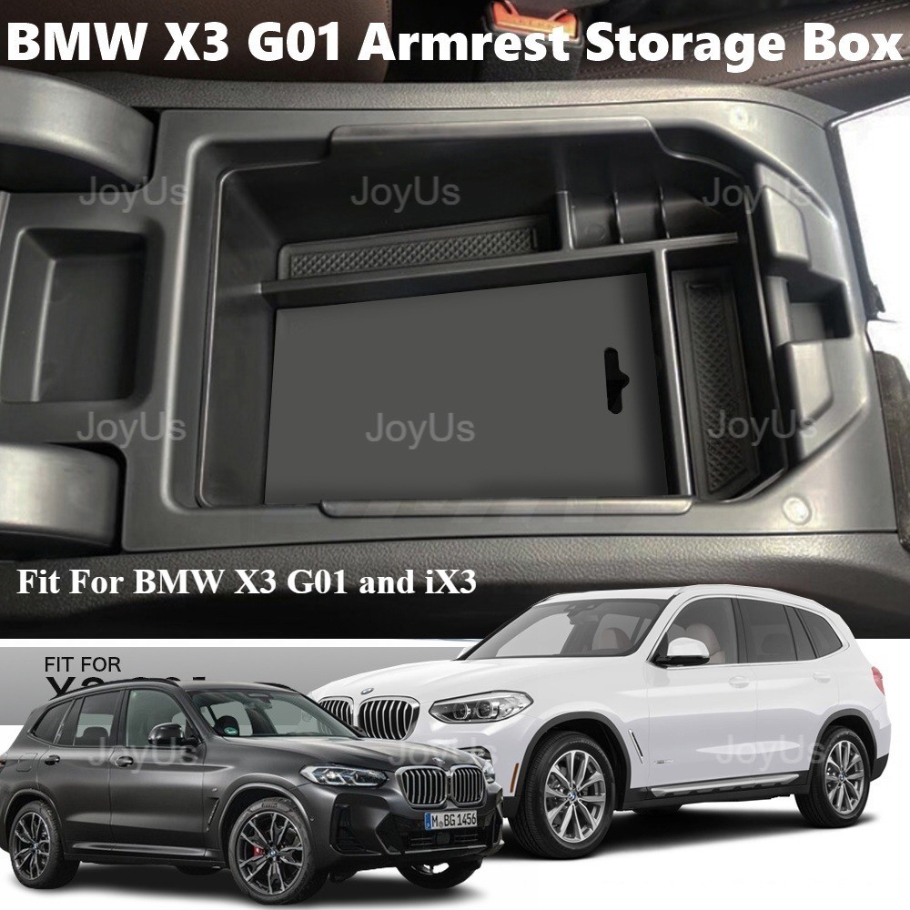 BMW X3 G01 (2018-2024) iX3 Armrest Box Storage BMW X3 Facelift iX3 คอนโซลคอนโซลถาดรถอุปกรณ์เสริม