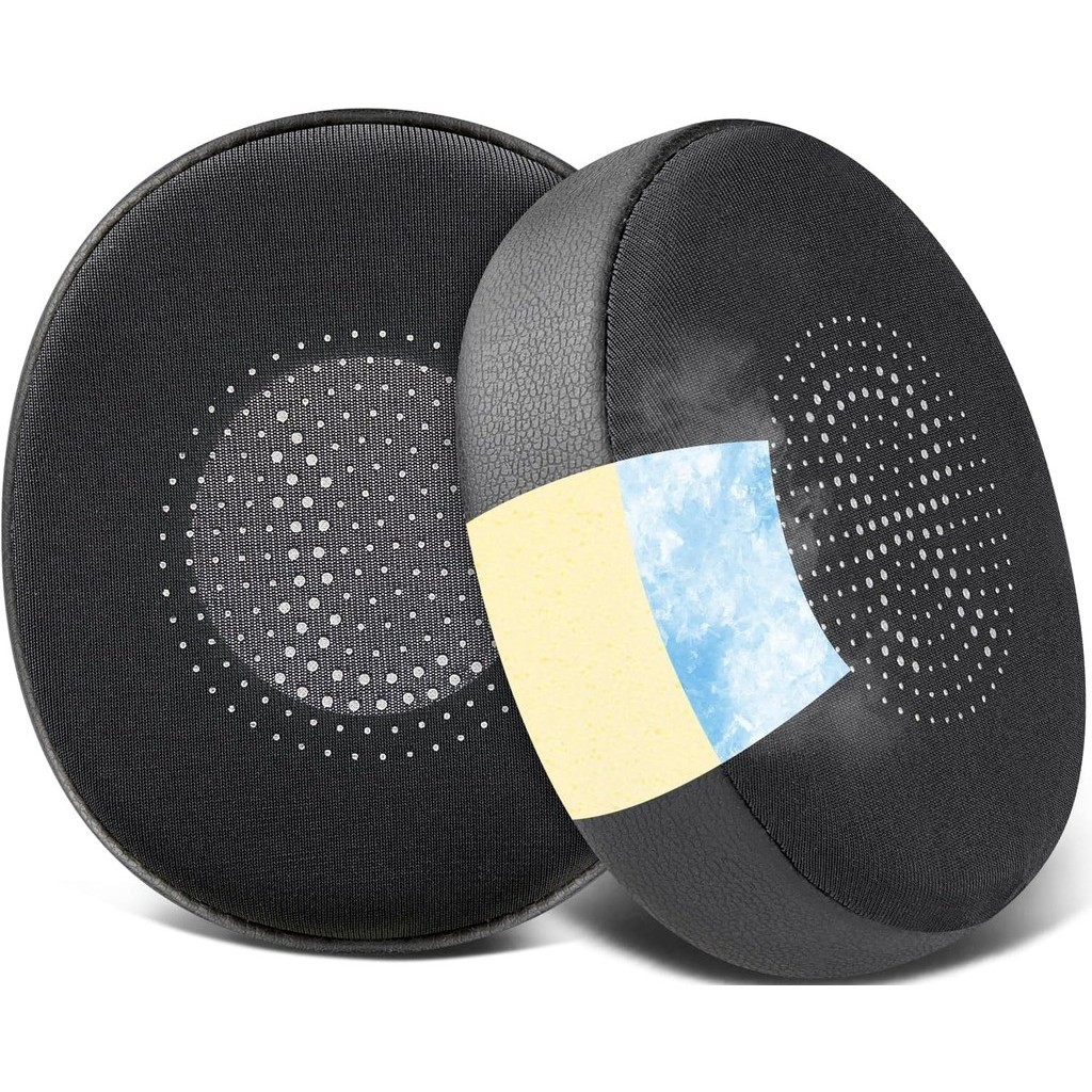 Cooling Gel แผ่นรองหูฟังสําหรับ Jabra Evolve2 65 (Evolve 2 65MS 65UC MS UC)/Evolve2 40 (40UC 40MS US