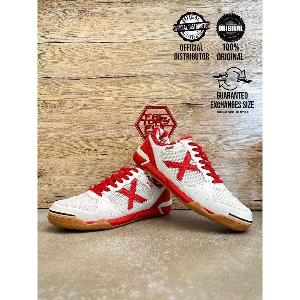 MUNICH XM-ONE53 (PUTIH) KASUT FUTSAL