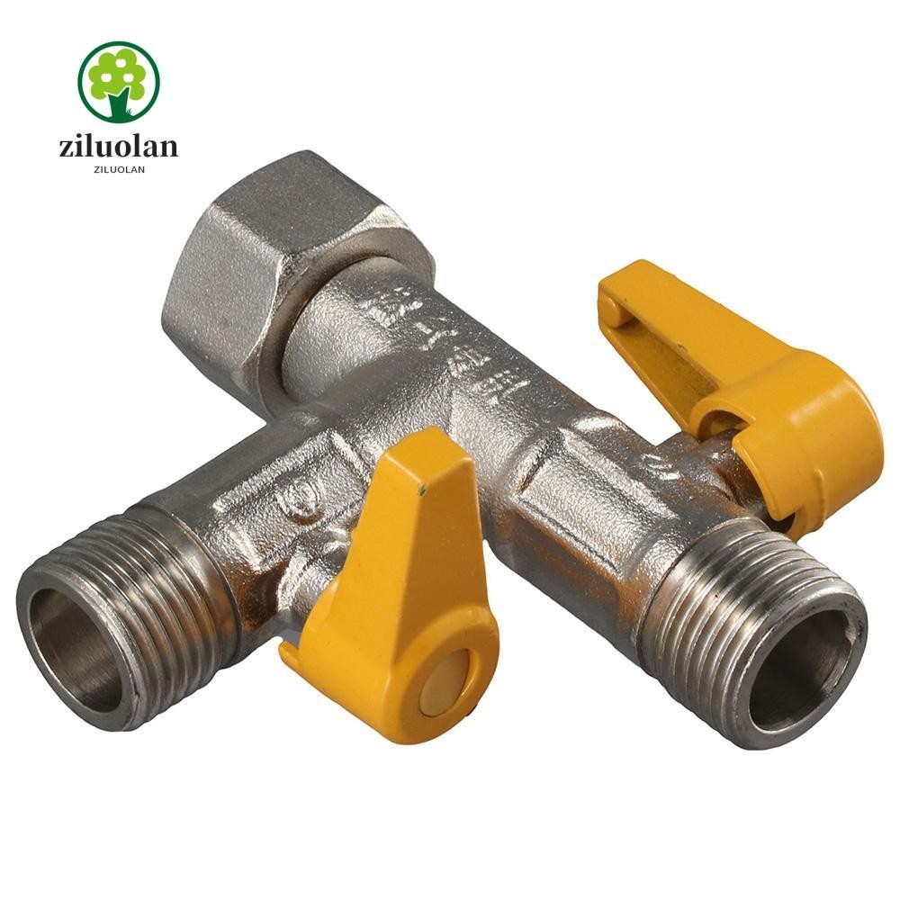 Ziluolan Water Diverter, G1/2 วาล ์ วเปลี ่ ยนทิศทางฝักบัวทองเหลือง , วาล ์ วควบคุมการไหลของน ้ ําสําหรับงานหนักหัวฝักบัวและสายฝักบัว