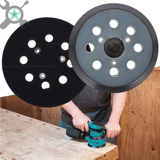 แผ่นกระดาษทราย ใบเจียรเหล็ก เปลี่ยน 5 "8 หลุมแผ่นขัด Pad สุ่ม Orbital Sander แผ่นกระดาษทราย Hook Loop Pad