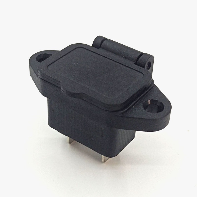 ปลั๊กไฟ AC มีหู, ฝาปิดกันน้ำ ปลั๊กไฟกันน้ำ ปลั๊กacกันน้ำ ของใหม่ มีฝาปิด และรุ่นไม่มีฝาปิด