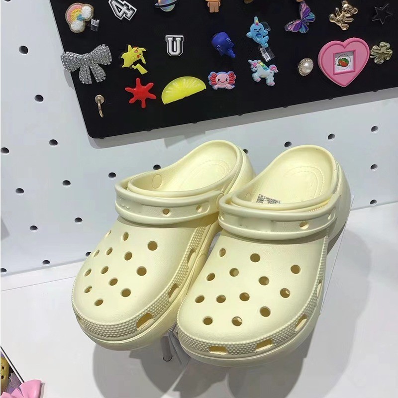 รองเท้า cross แท้  Platform Clog 4.1cm ร้องเท้าหัวโต กันลื่นรองเท้า#206750