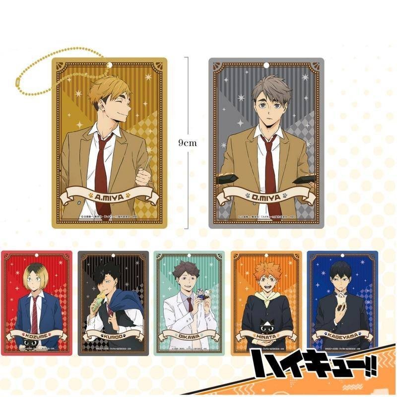 Haikyuu Acrylic Keychain ไฮคิว!! Namjatown ชุดพวงกุญแจอะคริลิค - Hinata,Oikawa, Kuroo และ Atsumu | ด