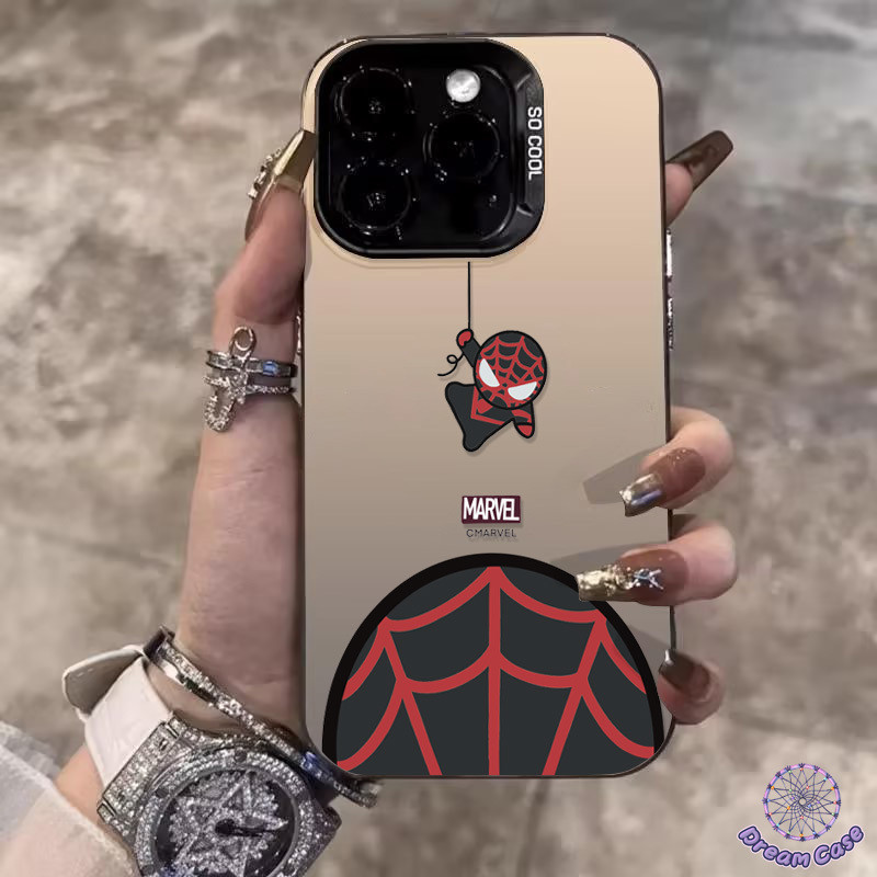 เท่การ์ตูนสไปเดอร์แมนซูเปอร์แมนเคสสำหรับ VIVO Y36 Y91 Y27s Y27 Y17 Y22s Y21 Y21s Y22 Y16 Y31 Y35 Y17s Y11 Y02 Y20