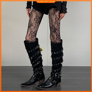 ถุงน่องลายดอกไม้ฤดูร้อน Limited Edition Tyrande สีม่วงหวานแล…