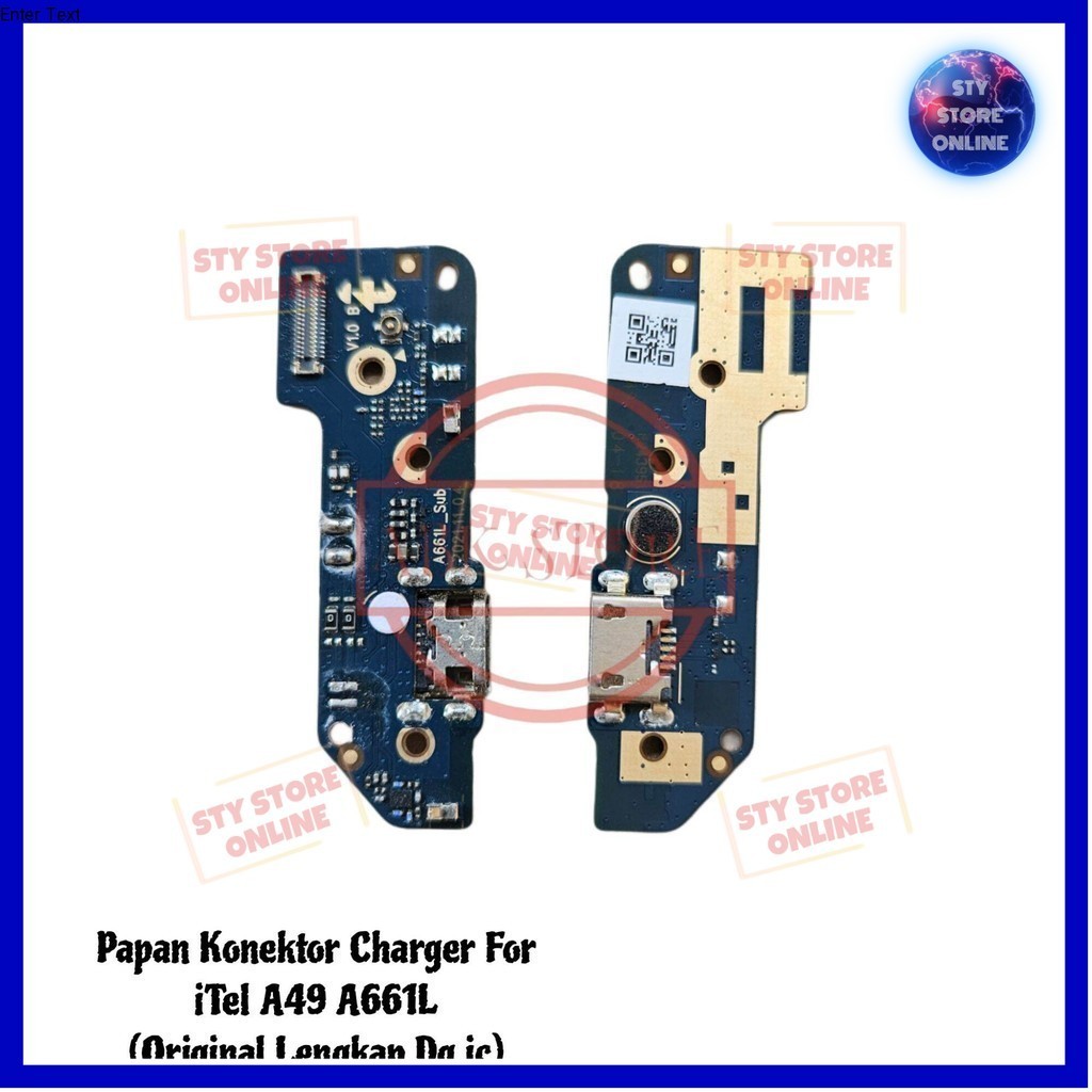 บอร์ดเชื่อมต่อเครื่องชาร์จ iTel A49 A661L ยืดหยุ่น Con Cas