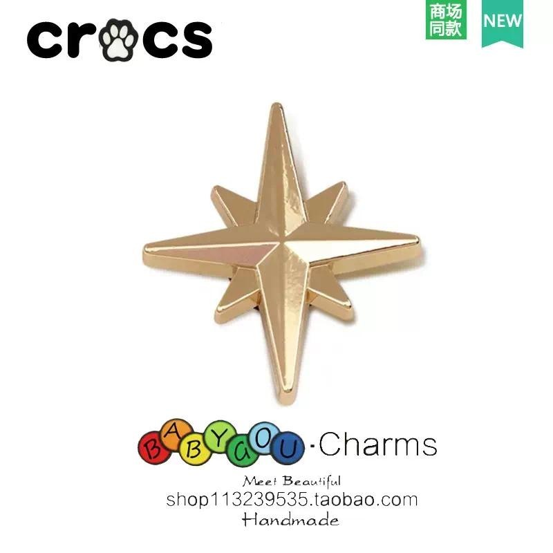 Crocs Charm รองเท้าดอกไม้อุปกรณ์เสริมโลหะ DIY ตกแต่งคุณภาพสูงสีม่วงสีชมพู Rhinestone ผีเสื้อ Croc