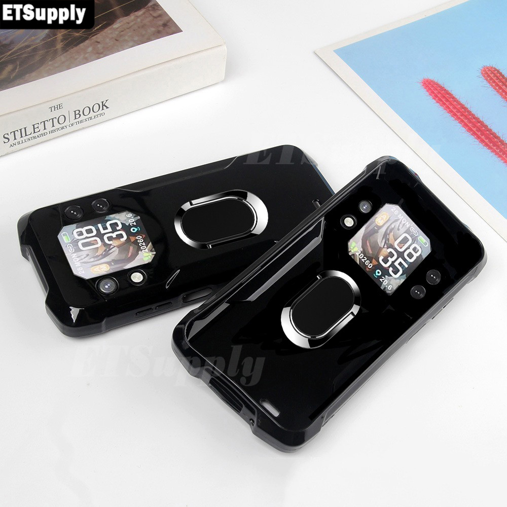 เคสโทรศัพท์สําหรับ Cubot Kingkong X 5Gซิลิโคนนุ่มMatte Full ProtectorกันกระแทกรถAdsorbผู้ถือแหวนปกหล