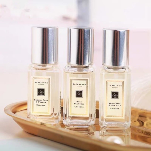 【💯% แท้ 】Jomalone English Pear & Freesia   - Wild Bluebell - Wood Sage & Sea Salt 9ML