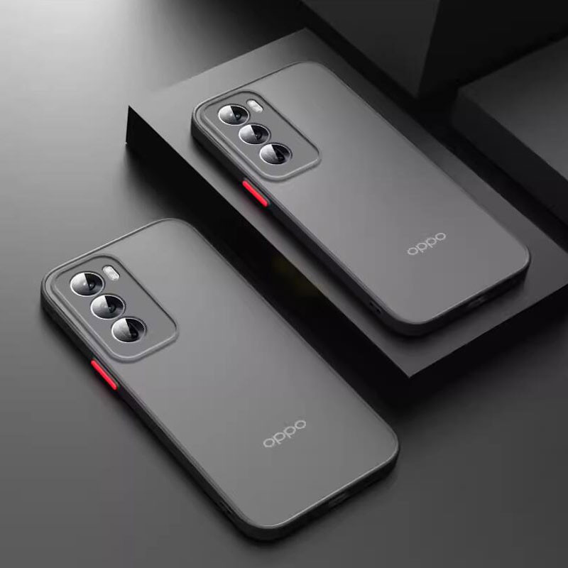 เคสกันกระแทก Oppo Reno 12 5g/12 pro 5G/12F 5g เคสโปร่ง ขอบสี กันเลนส์กล้อง