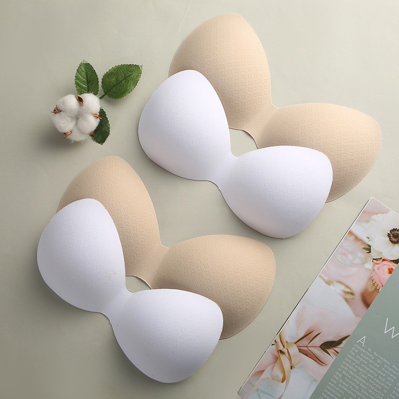 Breathable Chest Pad ฟองน้ํา Bra Pads Push Up Breast Enhancer ใส่ชุดชั้นใน Bra Padding แทรกถ้วย