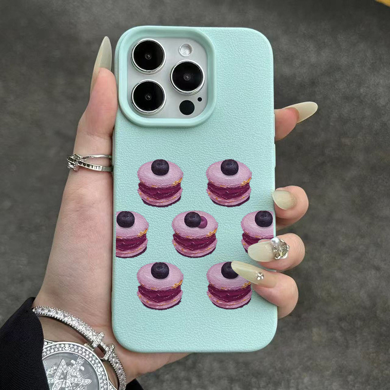 Perma INS บลูเบอร์รี่ขนมสำหรับแอปเปิ้ล15/14/13PROMAX เคสมือถือ12/11นุ่ม XR/XS ป้องกัน