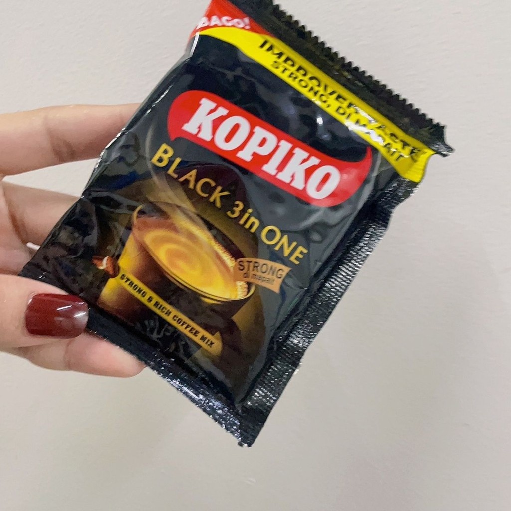 ฟิลิปปินส์ Kopiko กาแฟดำสามในหนึ่ง black3inone หอมและอร่อย30g30แพ็ค