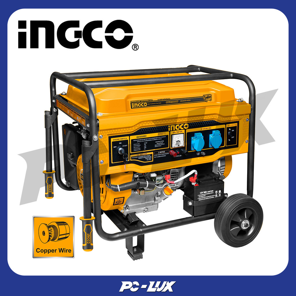 INGCO เครื่องปั่นไฟ 5500W GE55003