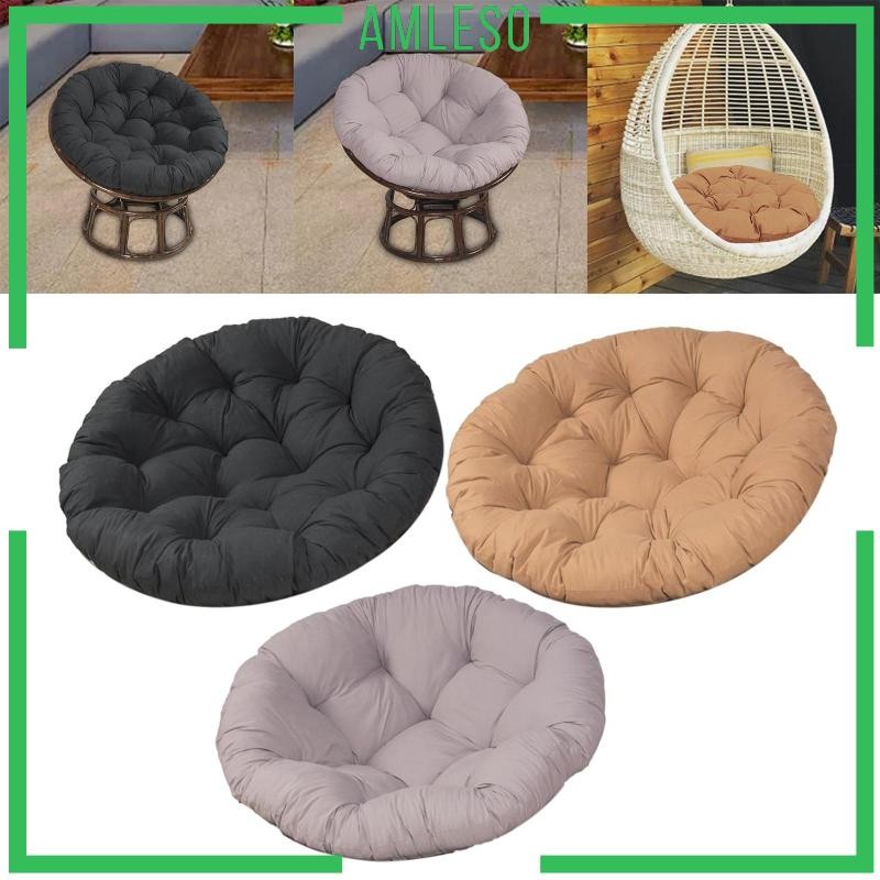 [Amleso] เบาะรองนั่งเปลหวาย ถอดออกได้ ขนาด 60x60 ซม. แบบเปลี่ยน สําหรับเปลกลางแจ้ง