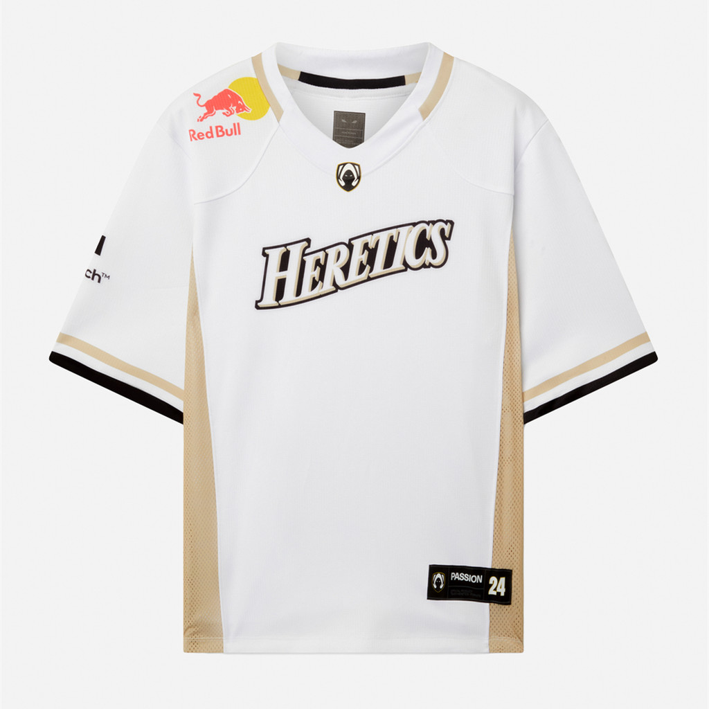 ทีม HERETICS อย่างเป็นทางการ VCT CHAMPIONS SEOUL JERSEY 2024,VALORANT Gameing Player เสื้อยืด,ล่าสุดความร้อนระเหิด Quick-Drying Mens Tops