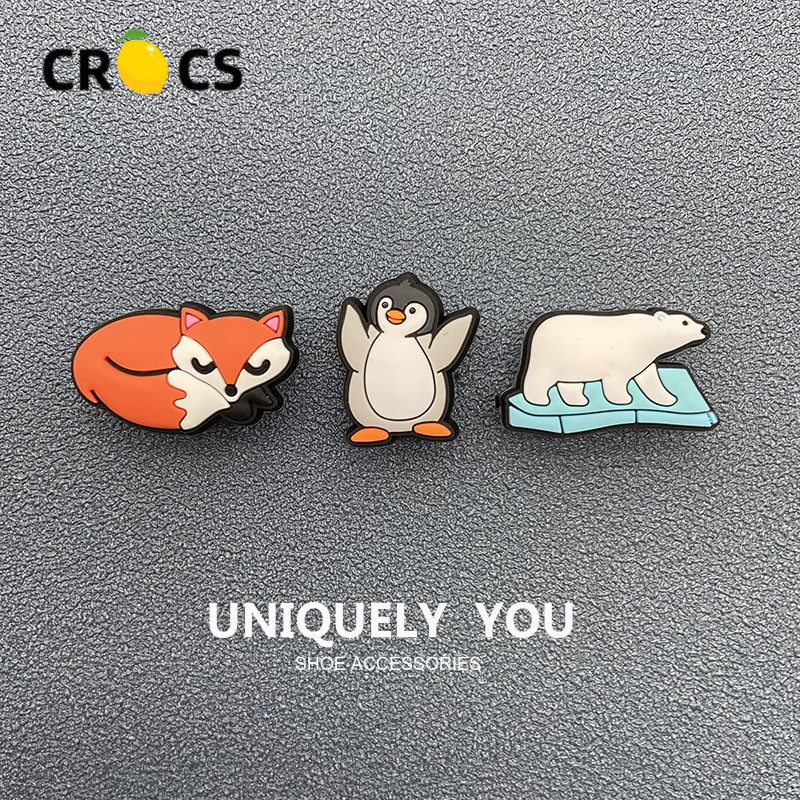 สไตล์ใหม่ Crocs jibbitz charms รองเท้าดอกไม้อุปกรณ์เสริมรองเท้าดอกไม้การ์ด Luo Chi Bixing รองเท้าอุปกรณ์เสริมเย็นสัตว์