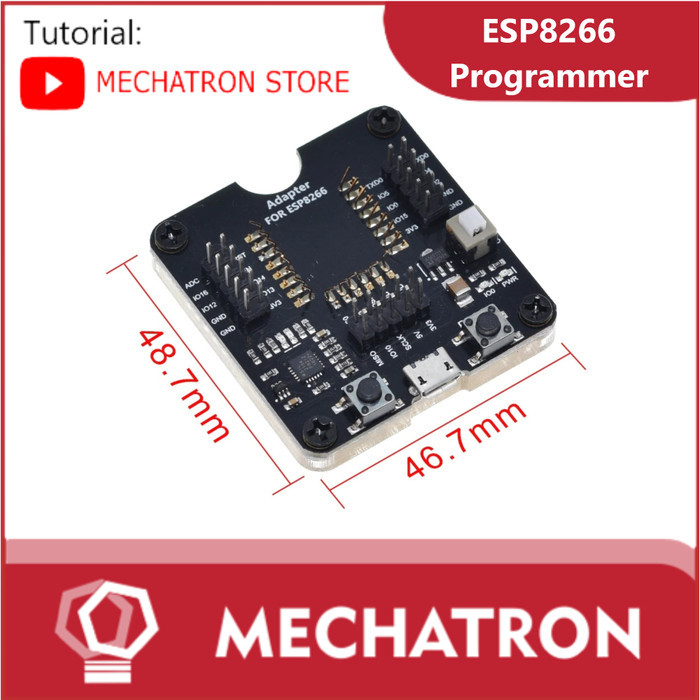 ES99 ESP8266 ESP12 Downloader Programmer Burner อะแดปเตอร์ Development Board