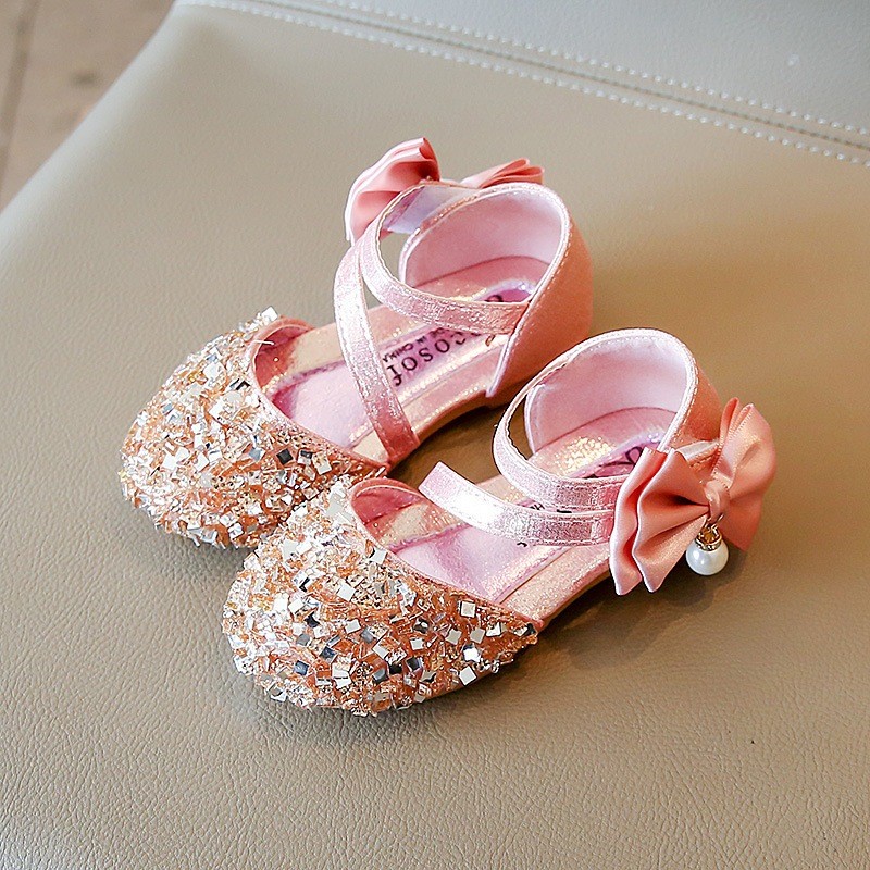 FASHION.61 รองเท้าคัทชูเด็กผู้หญิง แต่งโบว์ที่สาย รุ่น H80