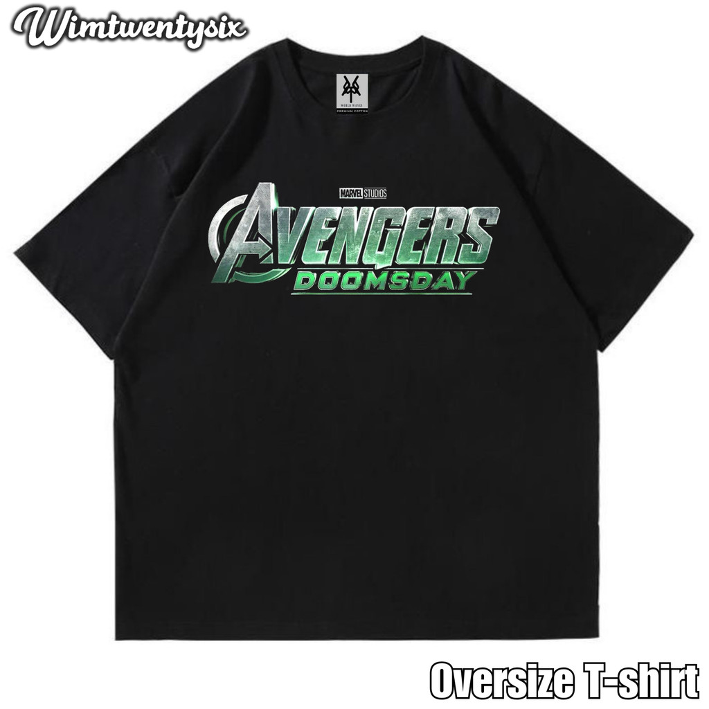 เสื้อยืดโอเวอร์ไซส์ | วินเทจ | เสื้อยืดโอเวอร์ไซส์ | เสื้อยืด AVENGERS DOOMSDAY MARVEL STUDIO
