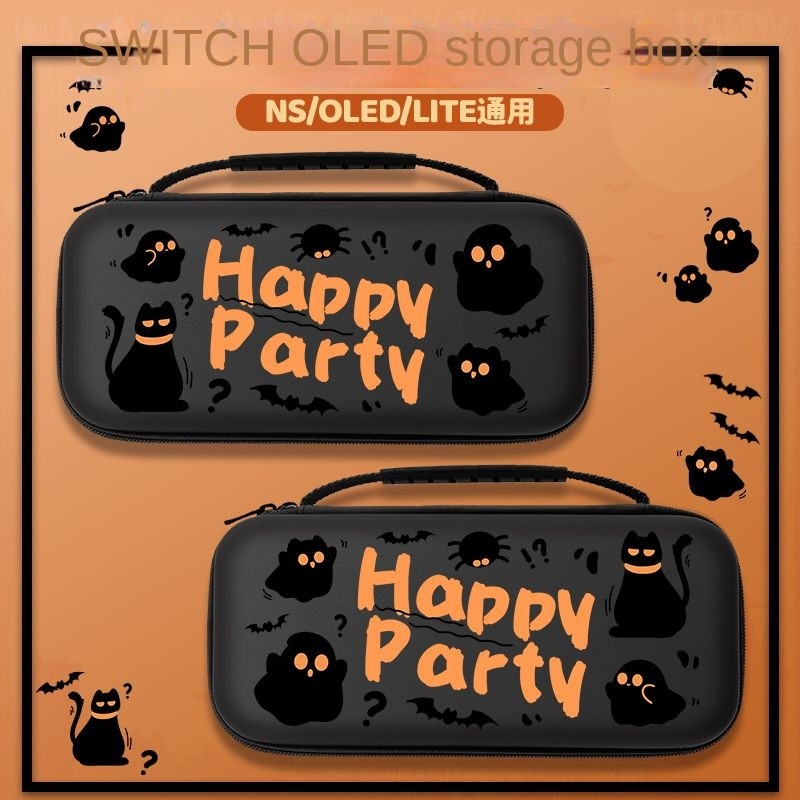 จุดสินค้า แฟชั่น Swtich เครื่องประดับ เหมาะสำหรับกระเป๋าเก็บของ Nintendo Switch OLED English Ghost Lite เคสแข็งกันกระแทกรุ่นอายุการใช้งานแบตเตอรี่ความจุสูง