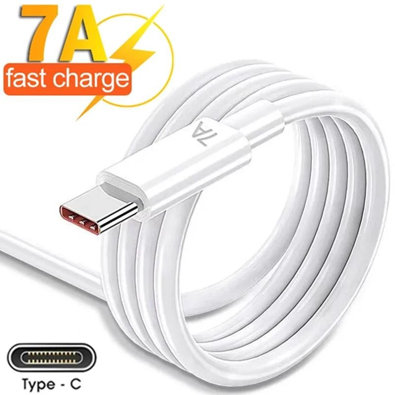 7a สาย USB Type C - สายชาร์จเร็วสากล - สายชาร์จ USB สายเคเบิลข้อมูลสําหรับ Redmi Huawei (1/1.5/2m)
