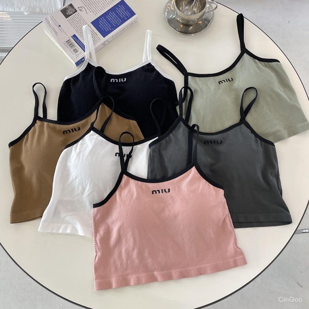 #244 ใหม่ เสื้อสายเดี่ยว คล้องคอ พิมพ์ลาย ฤดูร้อน สําหรับผู้หญิง - รูปที่ 3