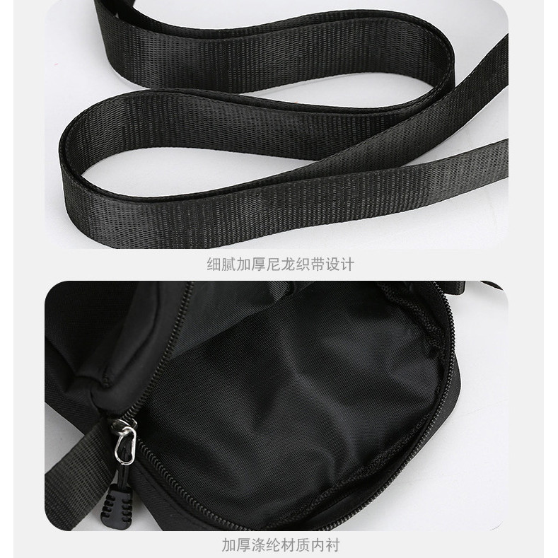 Naruto Crossbody Bag Print Square Bag Canvas Bag Black Multi functional Storage Bag Gift
