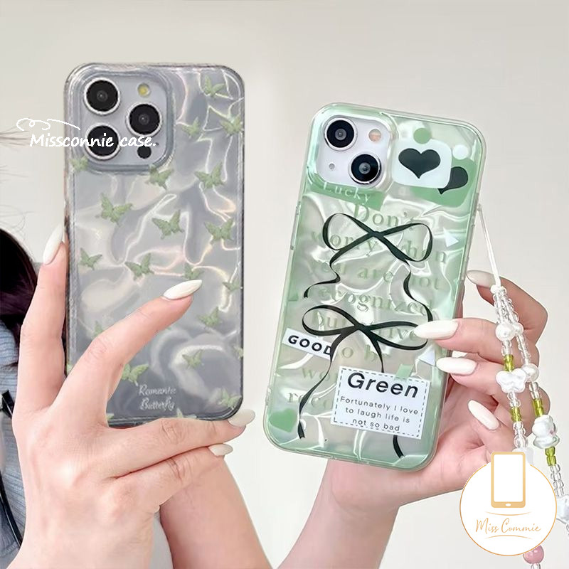 SAMSUNG สําหรับsamsung A14 A34 A30s A32 A03s A20 A23 A31 A13 A05s A54 A05 A04s A24 A22 A53 A51 A12 A15 A04 A30 A11 A21 A25Eสร้อยข้อมือหัวใจHa42 A25Eสร้อยข้อมือสีเขียวLusterกรณีรักHalo