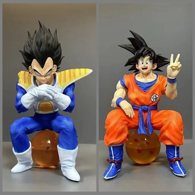 Dragon Ball Super Saiyan GK หลุมสีขาว Vegeta Son Goku นั่ง Ball Beyer นั่งเครื่องประดับรูปกล่อง