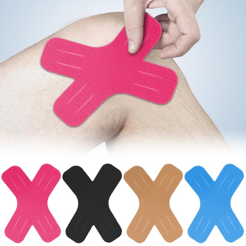 5 ชิ้น X-type เทปกายภาพ - แผ่นแปะป้องกันกล้ามเนื้อ - เทปกีฬาบําบัด - สําหรับเข่า ไหล่ ข้อศอก - ป้องกันความเครียด บรรเทาอาการปวด - แถบกล้ามเนื้อ Physio