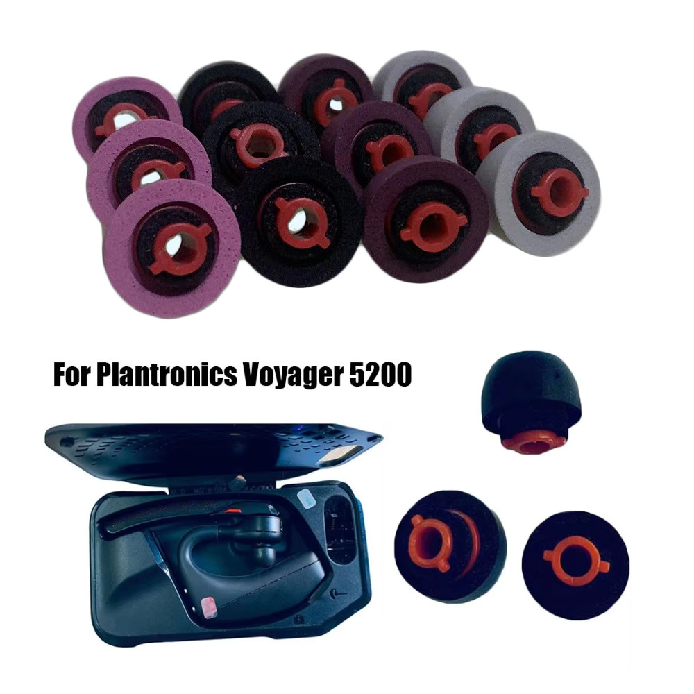 Eartips ป้องกันหมวกสําหรับ Plantronics Voyager 5200 ชุดหูฟัง, Earplug Protector S/M/L 3 ชิ้น Soft หู