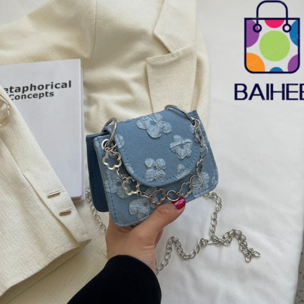Baihee Mini Luxury Crossbody Bag, Chain Ladies Messenger Bag, Women Solid Color Handbags