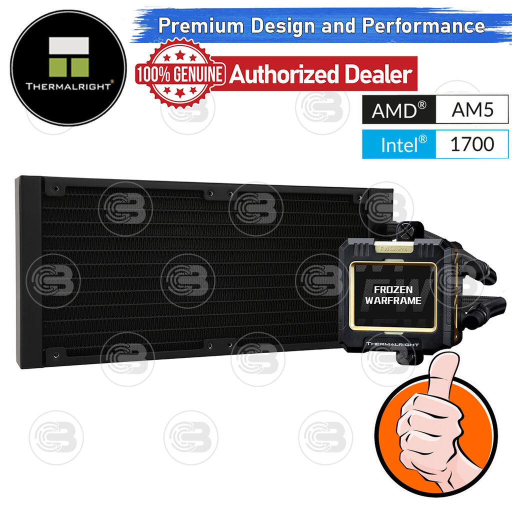 [CoolBlasterThai] Thermalright FROZEN WARFRAME X 240 BLACK (FANLESS) AIO Liquid CPU Cooler (AM5/LGA1