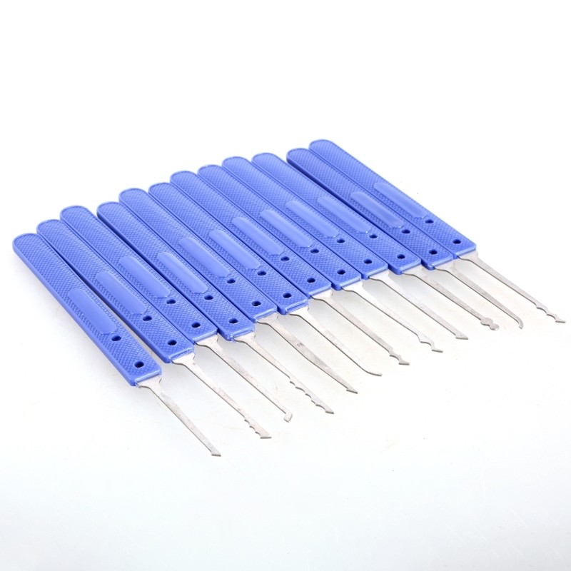 Hsv Locksmith Practice Lock Pick Set ประแจความตึงเครียด เครื่องมือมือพร้อมเครื่องมือกุญแจหัก - รูปที่ 7