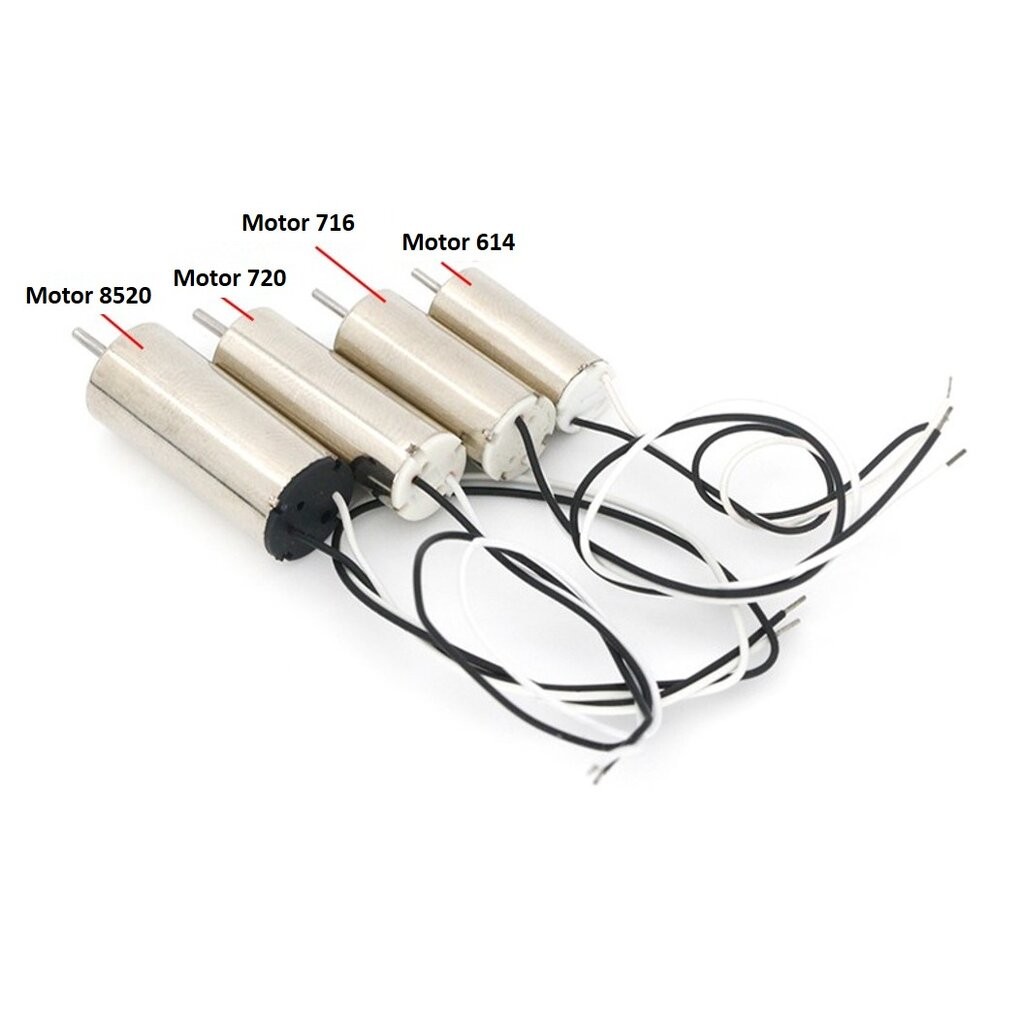 มอเตอร์โดรน มอเตอร์เล็ก 412/612/614/716/720/820 3.7VDC 20000-50000RPM Hollow cup Coreless Motor Drone มอเตอร์เครื่องบ...