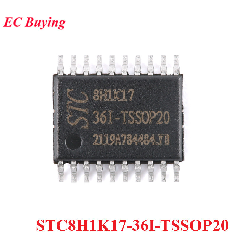 5pc STC8H1K17 STC 8H1K17 STC8H1K17-36I-TSSOP20 STC8 1T 8051 Microprocessor Microcontroller MCU ชิป I