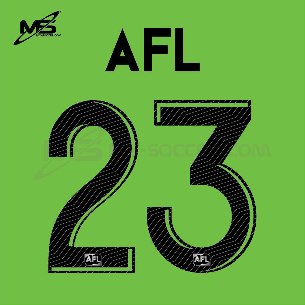 อย่างเป็นทางการ AFL LIGA M3 2023 หมายเลขชื่อสีดํา