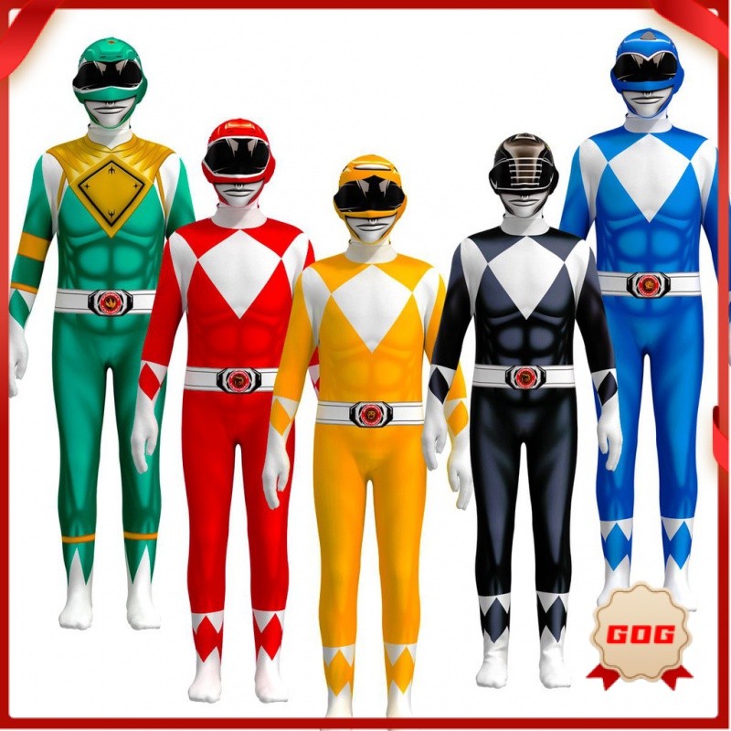 ชุดจั๊มสูทคอสเพลย์ Superhero Power Samurai Sentai Shinkenger Rangers เหมาะกับปาร์ตี้ฮาโลวีน สําหรับ