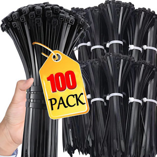 เนคไทไนลอนพลาสติกล็อคตัวเอง - ลวดผูกเกลียวทนอุณหภูมิสูงที่แข…