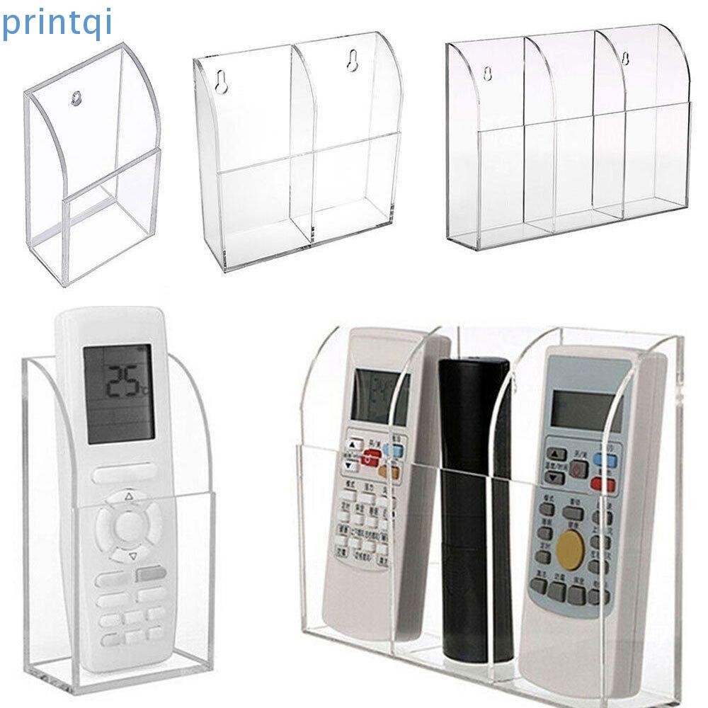 Printqi ที่วางรีโมทคอนโทรลอะคริลิค SaveSpace Rack Organiser TV กล่องเครื่องปรับอากาศ