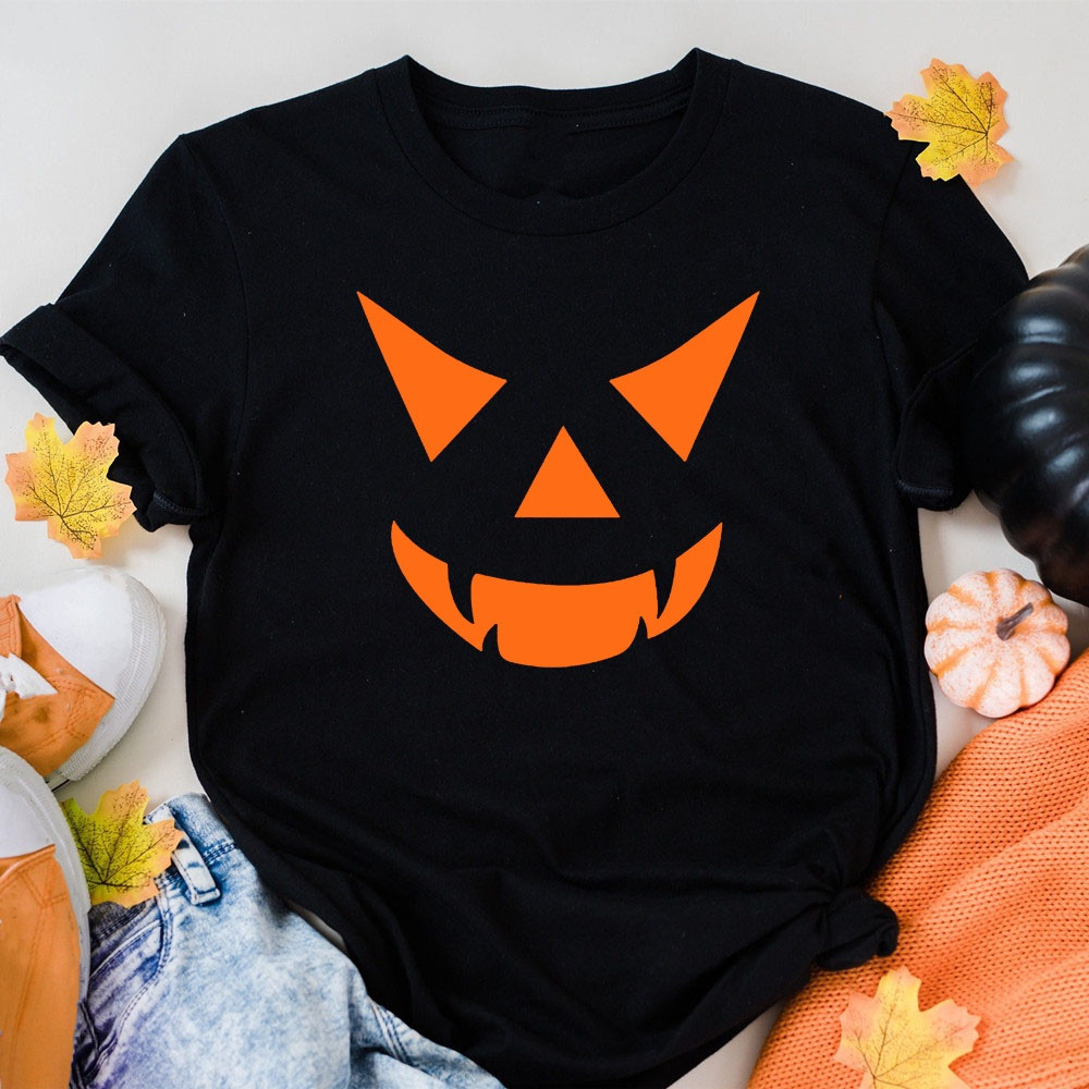 (จัดส่งตลอด 24 ชั่วโมง)Woo Rig เสื้อยืด HALLOWEEN พิมพ์ลายผีฮาโลวีน เหมาะกับปาร์ตี้ฮาโลวีน3
